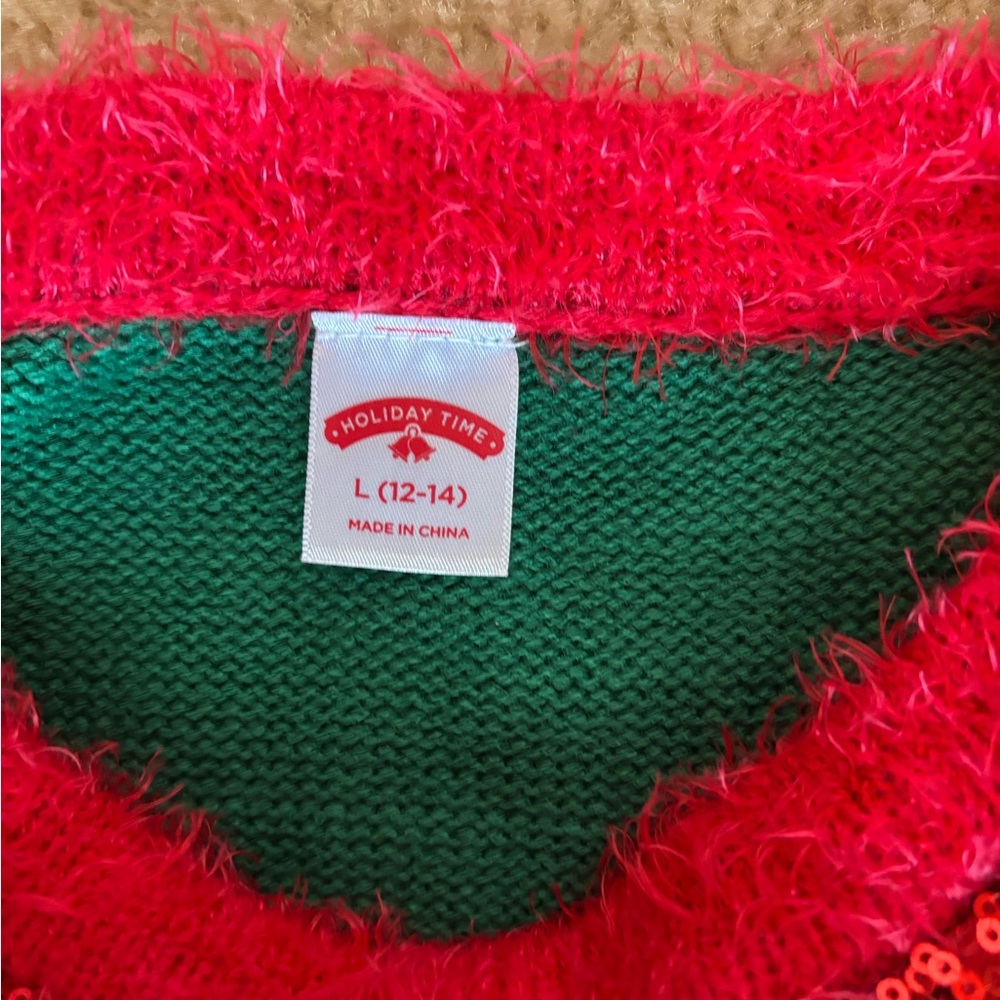 Women’s Christmas elf sweater dress - Picture 3 of 3